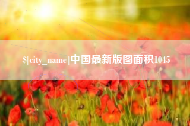永春中国最新版图面积1045