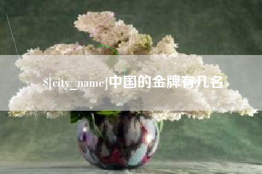 永春中国的金牌有几名