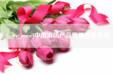 永春中国消防产品质量信息查询