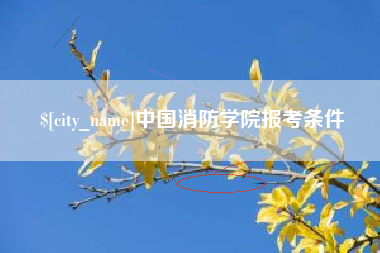 永春中国消防学院报考条件