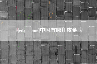 永春中国有哪几枚金牌