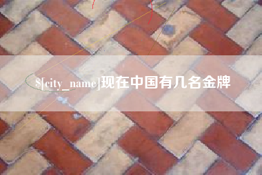 永春现在中国有几名金牌