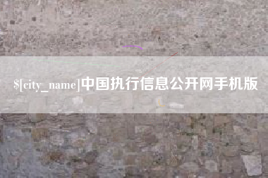 永春中国执行信息公开网手机版