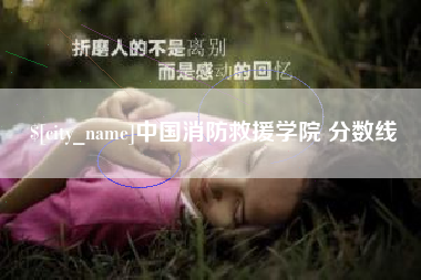 永春中国消防救援学院 分数线