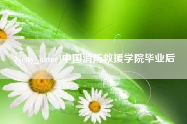 永春中国消防救援学院毕业后
