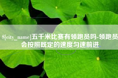 永春五千米比赛有领跑员吗-领跑员会按照既定的速度匀速前进
