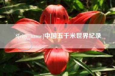 永春中国五千米世界纪录