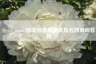 永春国家应急救援员报名网查询官网