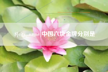 永春中国六块金牌分别是