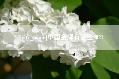 永春中国金牌有哪些2021
