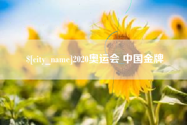 永春2020奥运会 中国金牌